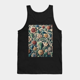 Islamic Grandeur Unveiled: Timeless Art, Floral Motifs, and Vibrant Ornaments Tank Top